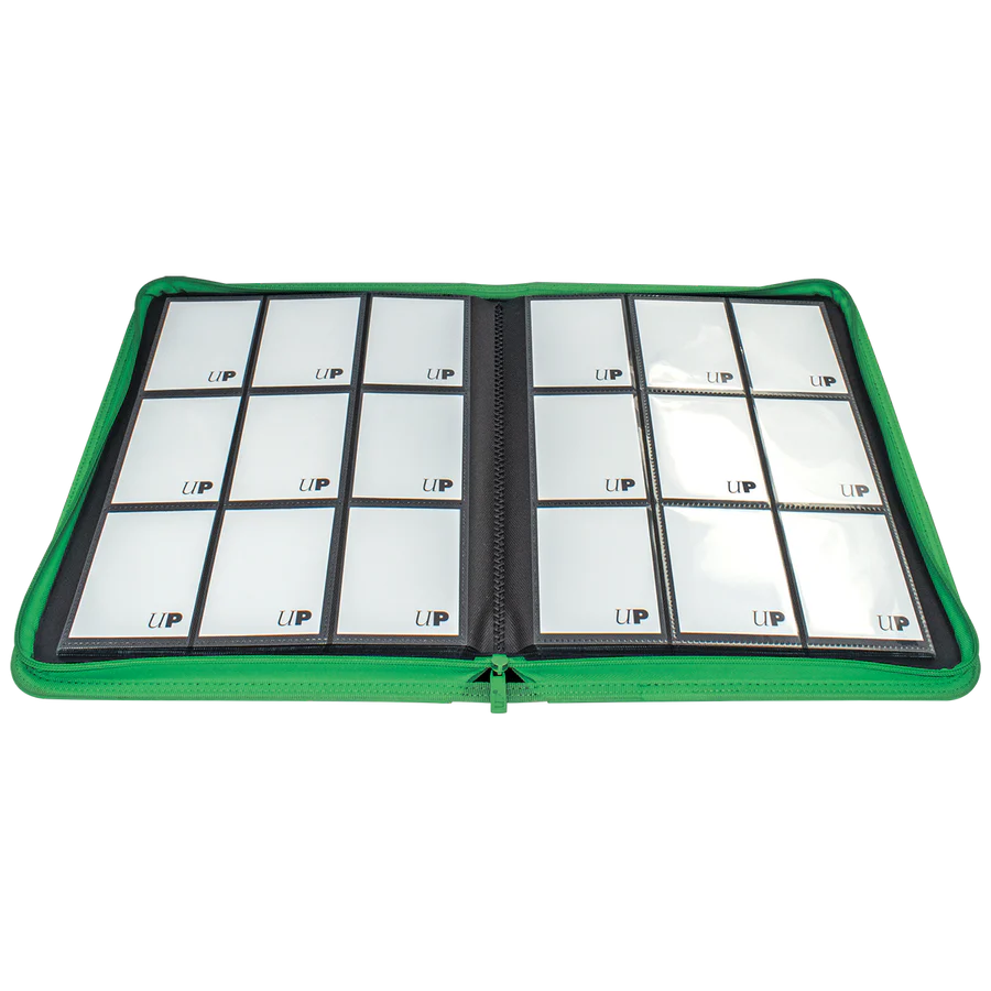 Ultra Pro - Vivid 9 Pocket Zippered PRO-Binder - Green