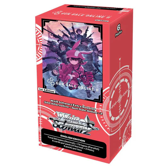 Weiß Schwarz, Sword Art Online Alternative - Gun Gale Online II- Booster Box (6pc), New Sealed