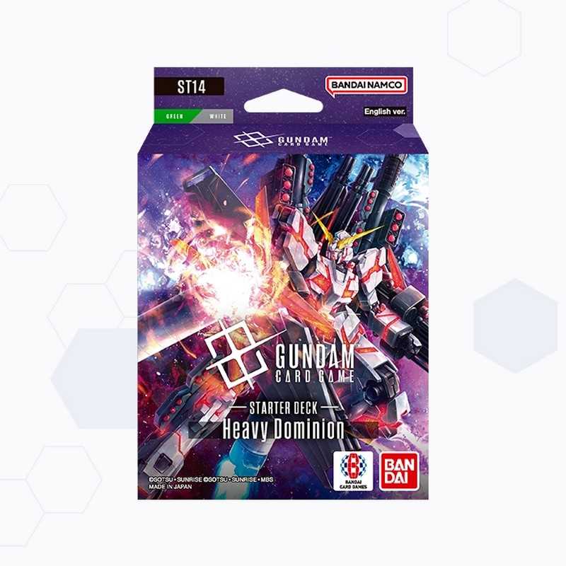 Gundam Card Game, ST14 Heavy Dominion, Starter Deck, New/Boxed Sealed, English