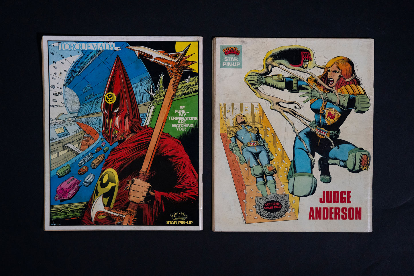 Best of 2000 AD Vintage UK Comic Job Lot, #2 3 12 24 30 56 60 62 67