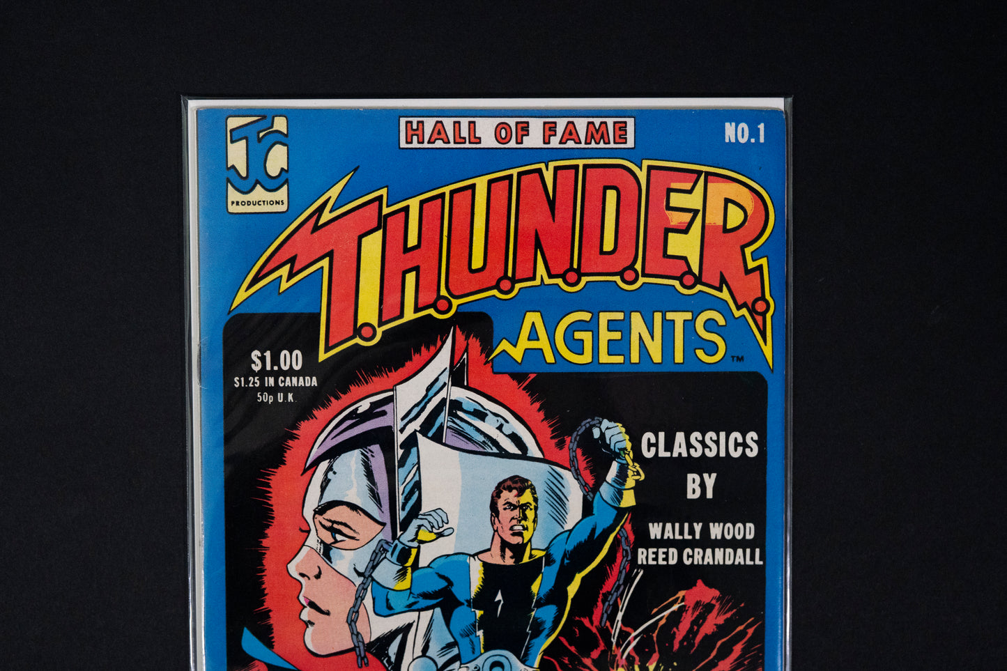 Hall of Fame, THUNDER Agents, #1, JC Productions Comics, 1983