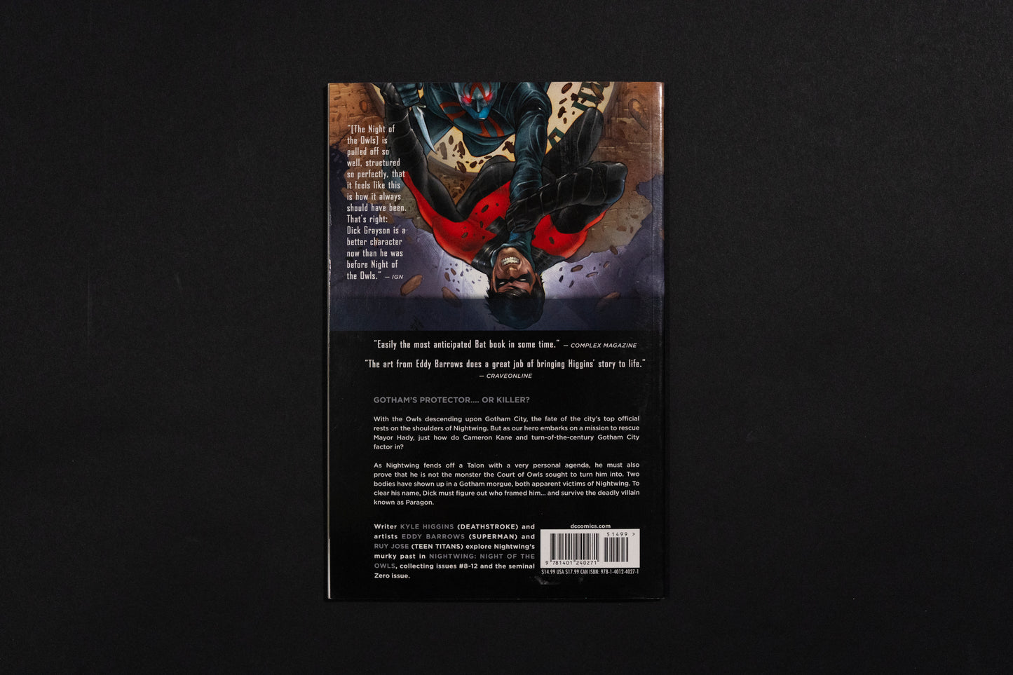 Nightwing, Night of the Owls, #2, DC Comics - 9781401240271
