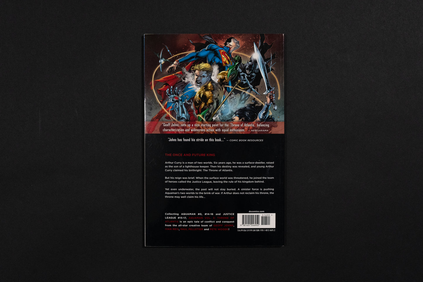 Aquaman, Throne of Atlantis, #3, DC Comics - 9781401246952