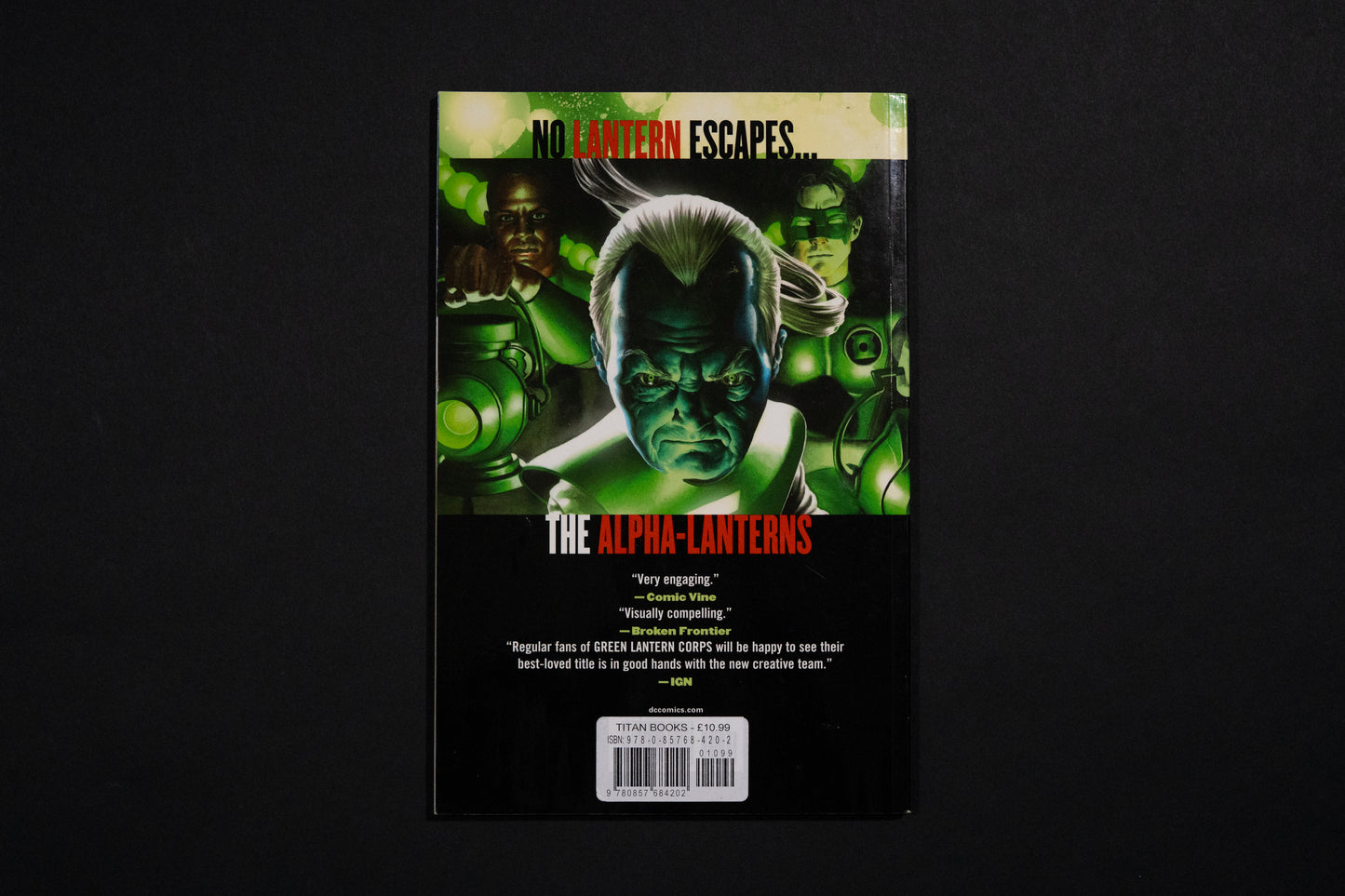 Green Lantern Corps, Revolt of the Alpha-Lanterns, DC Comics - 9780857684202