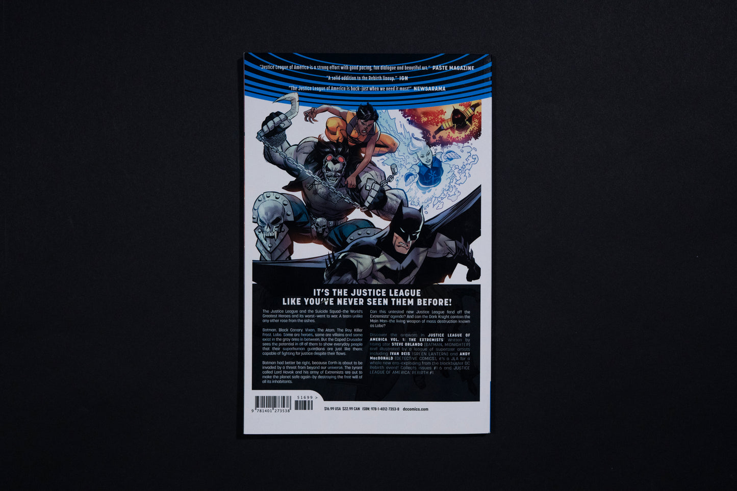 Justice League of America, The Extremists, #1, DC Comics - 9781401273538
