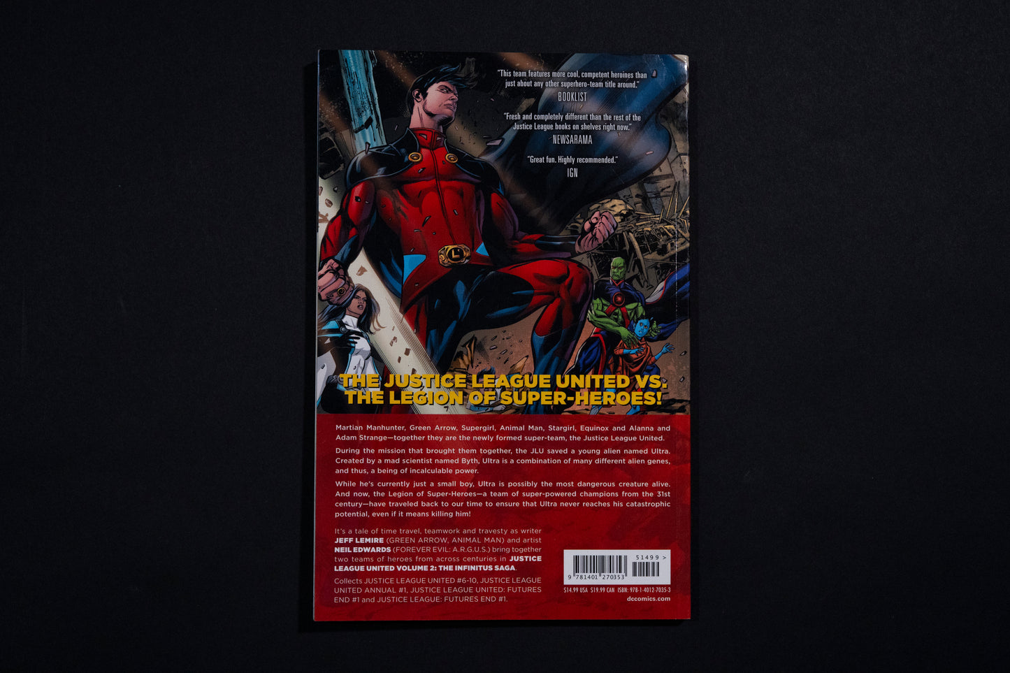Justice League United, The Infinitus Saga, #2, DC Comics - 9781401270353
