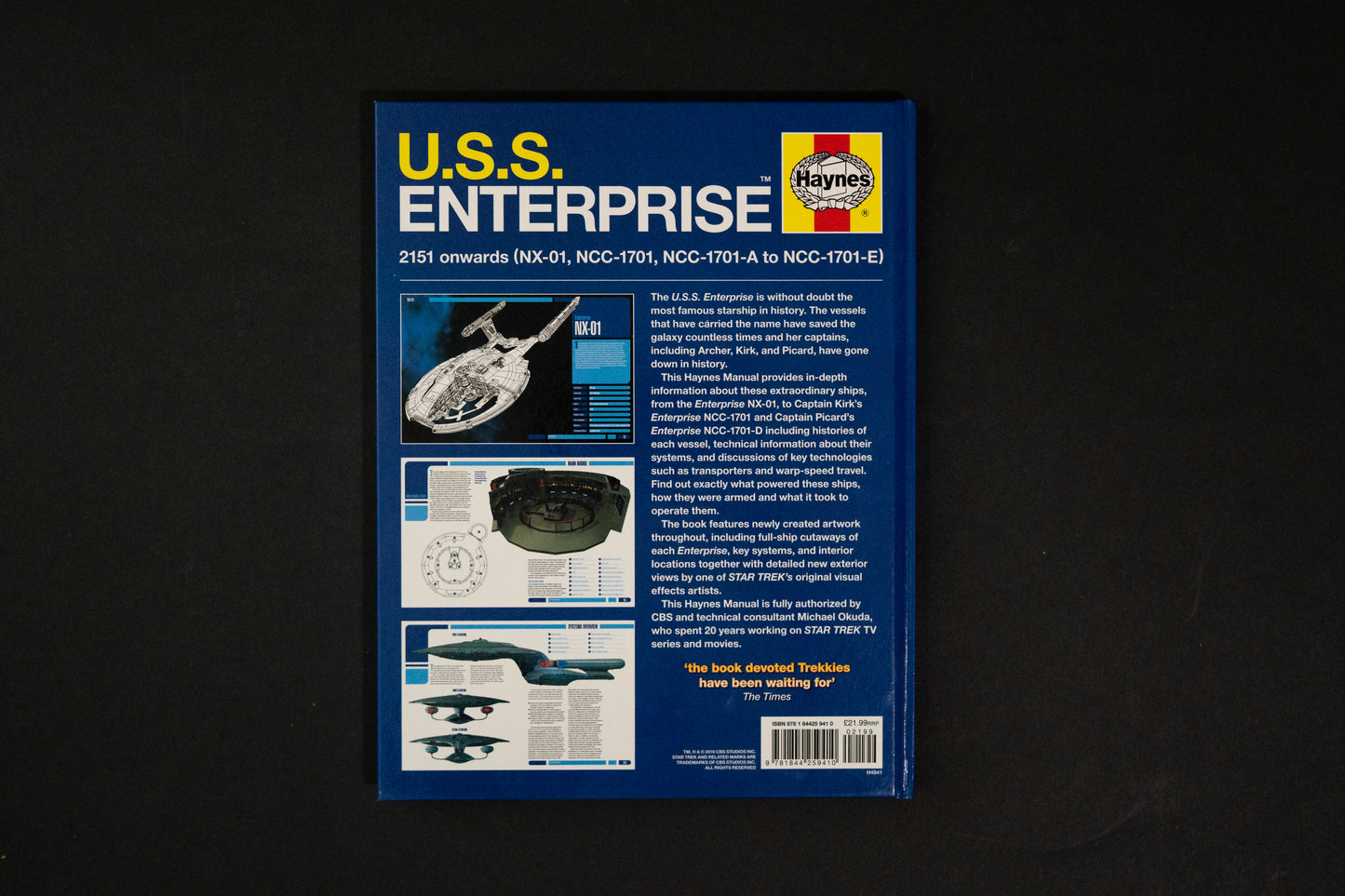USS Enterprise Haynes Owners' Workshop Manual - 9781844259410