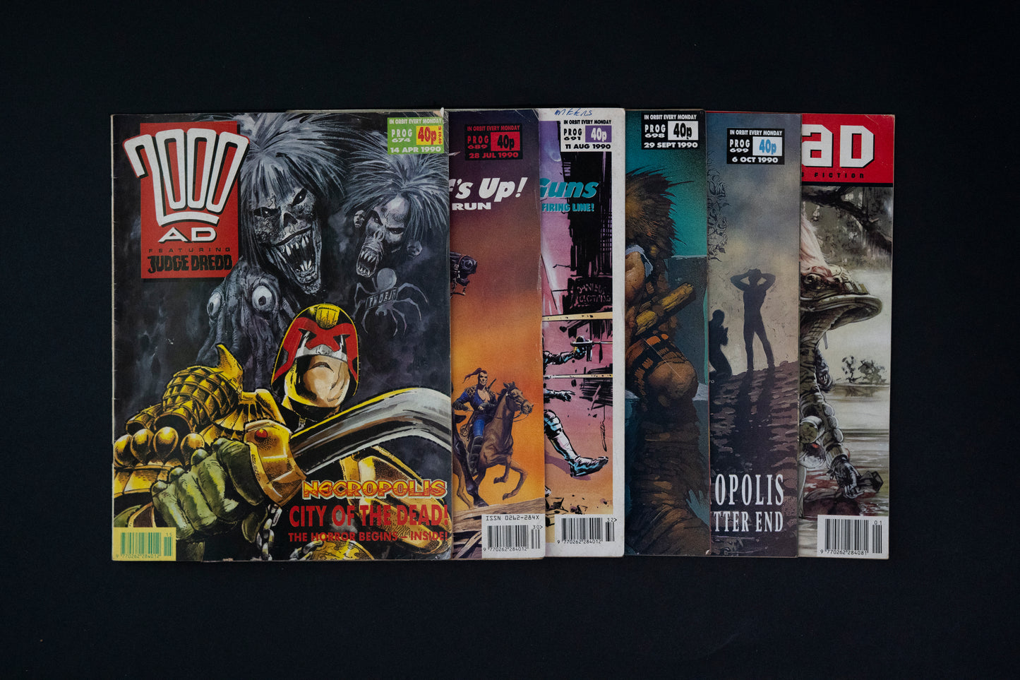 2000 AD #674 689 691 698 699 & 1001 Vintage UK Comic Job Lot