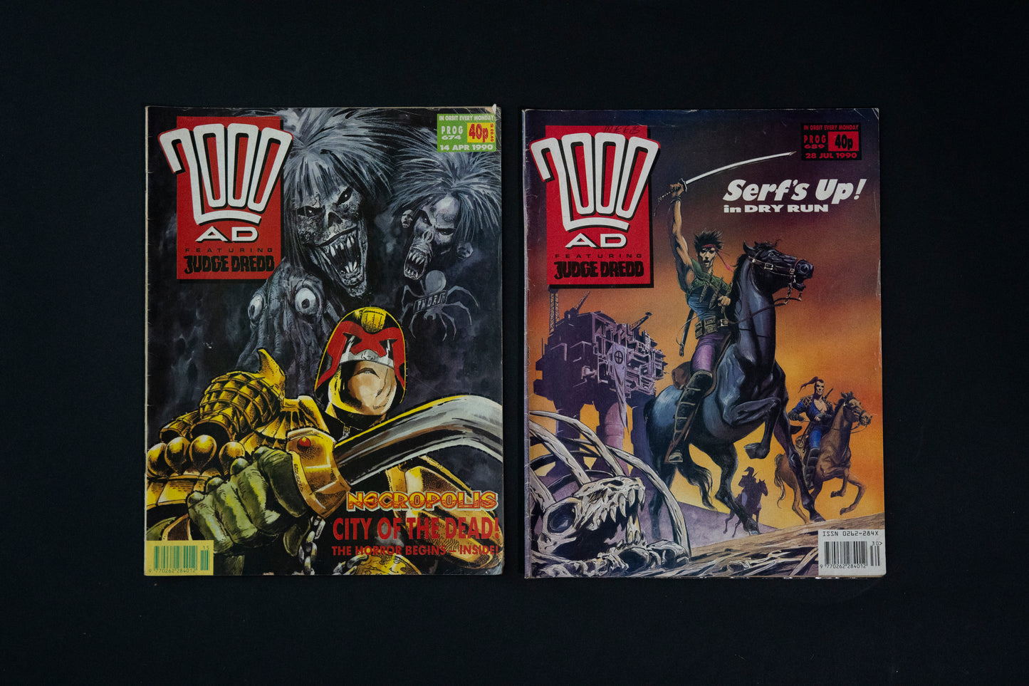 2000 AD #674 689 691 698 699 & 1001 Vintage UK Comic Job Lot