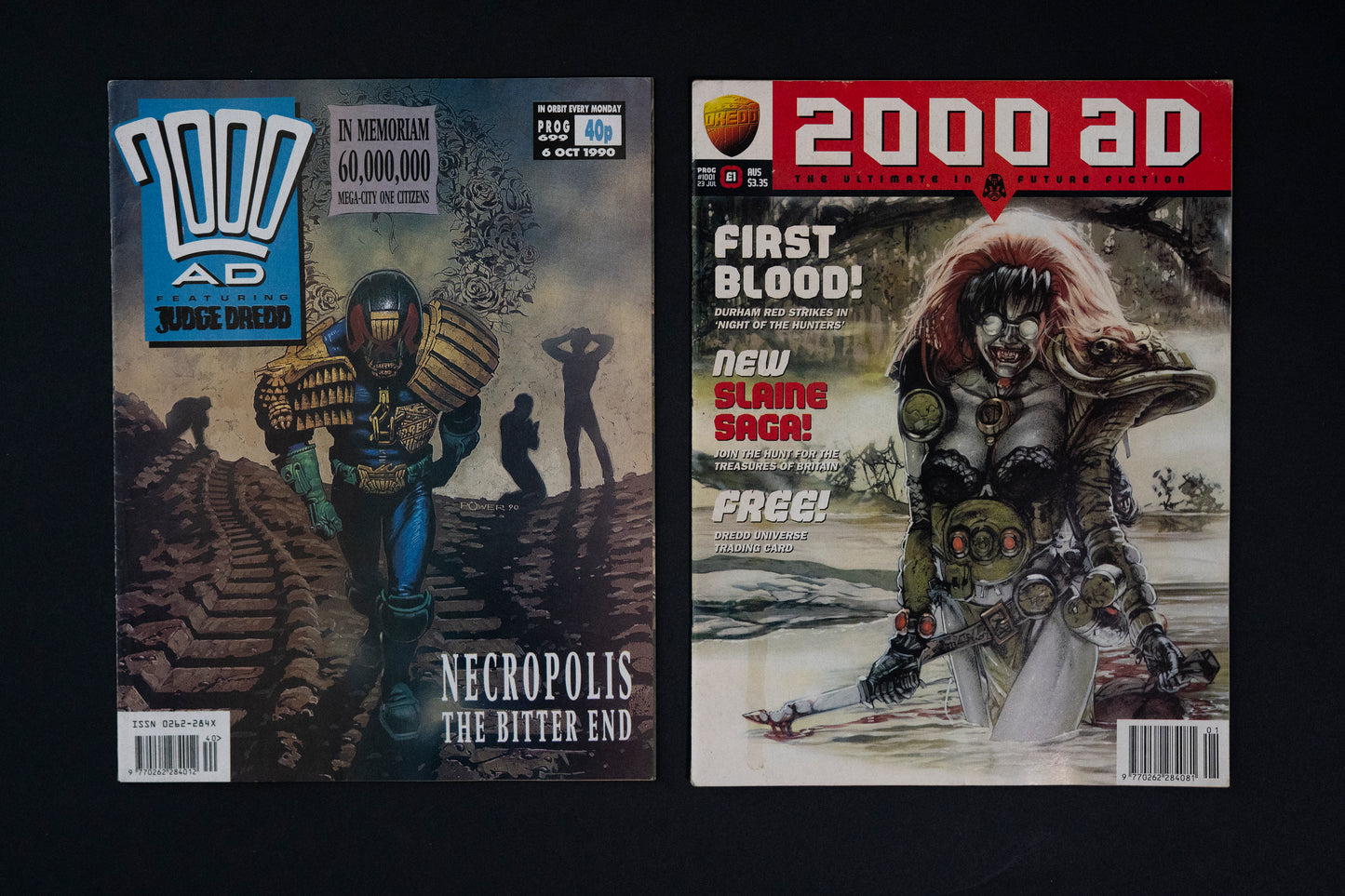 2000 AD #674 689 691 698 699 & 1001 Vintage UK Comic Job Lot