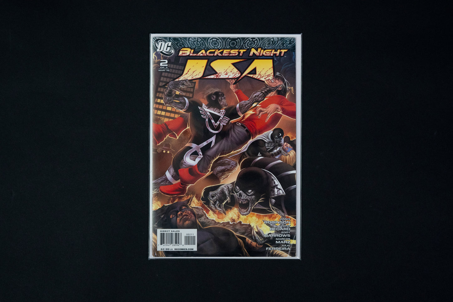 Blackest Night JSA, #1 & 2, DC Comics, 2010