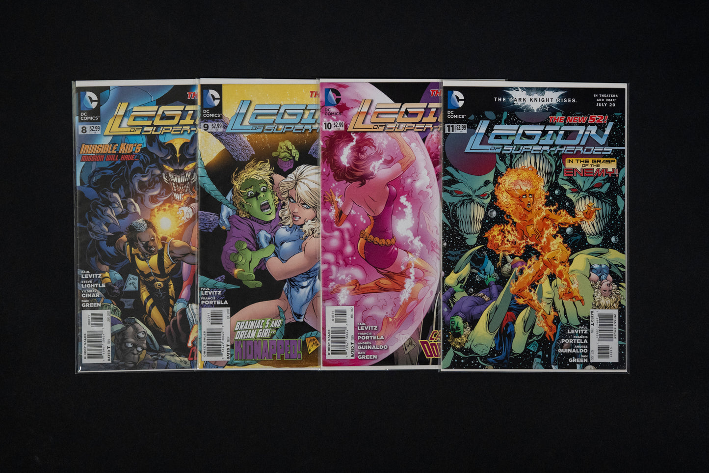 Legion of Super-Heroes, #8 9 10 & 11, DC Comics, 2012