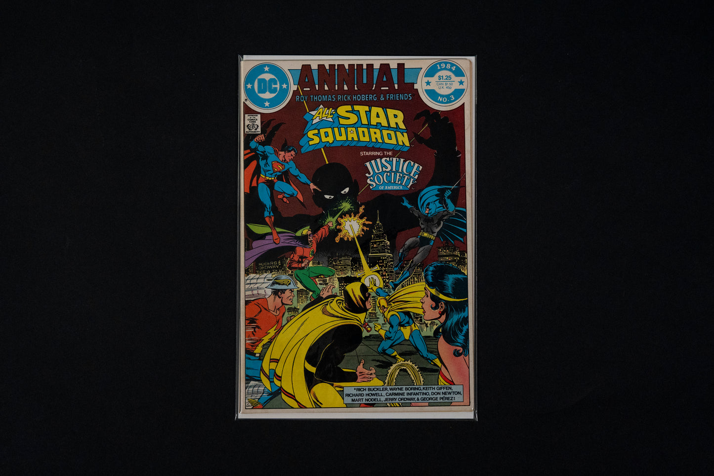 All Star Squadron, Annuals #1 2 & 3, DC Comics, 1982 1983 1984