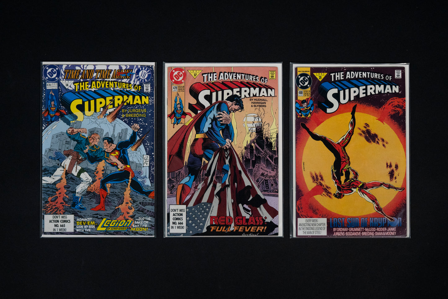 Adventures of Superman, #424-510 Run, DC Comics, 1987-1994