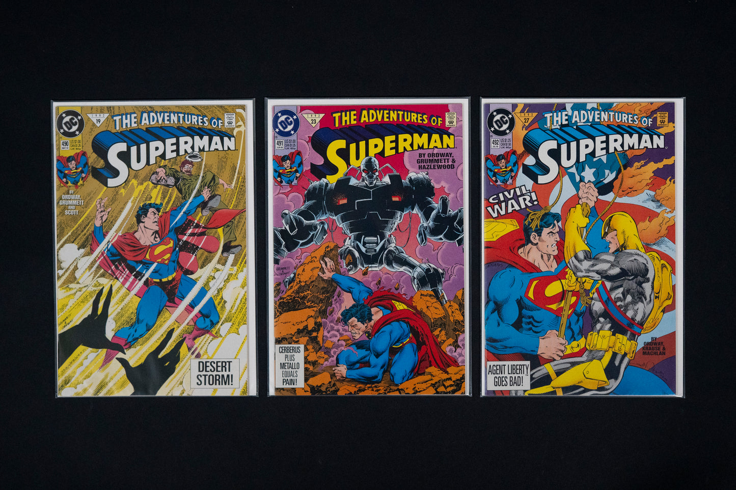 Adventures of Superman, #424-510 Run, DC Comics, 1987-1994
