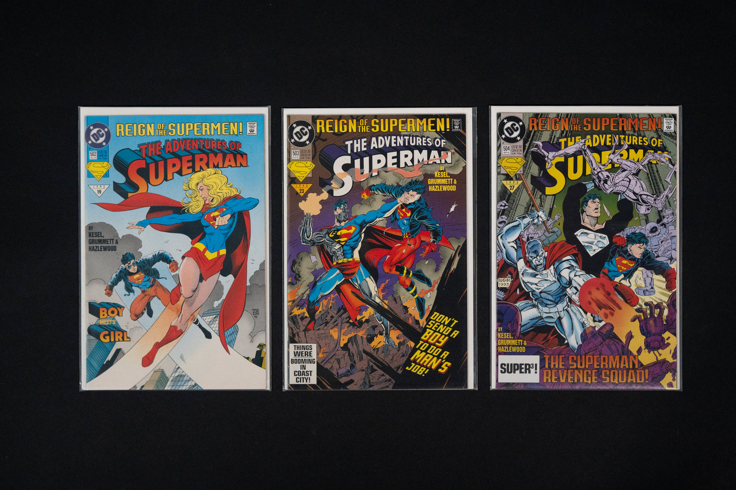 Adventures of Superman, #424-510 Run, DC Comics, 1987-1994