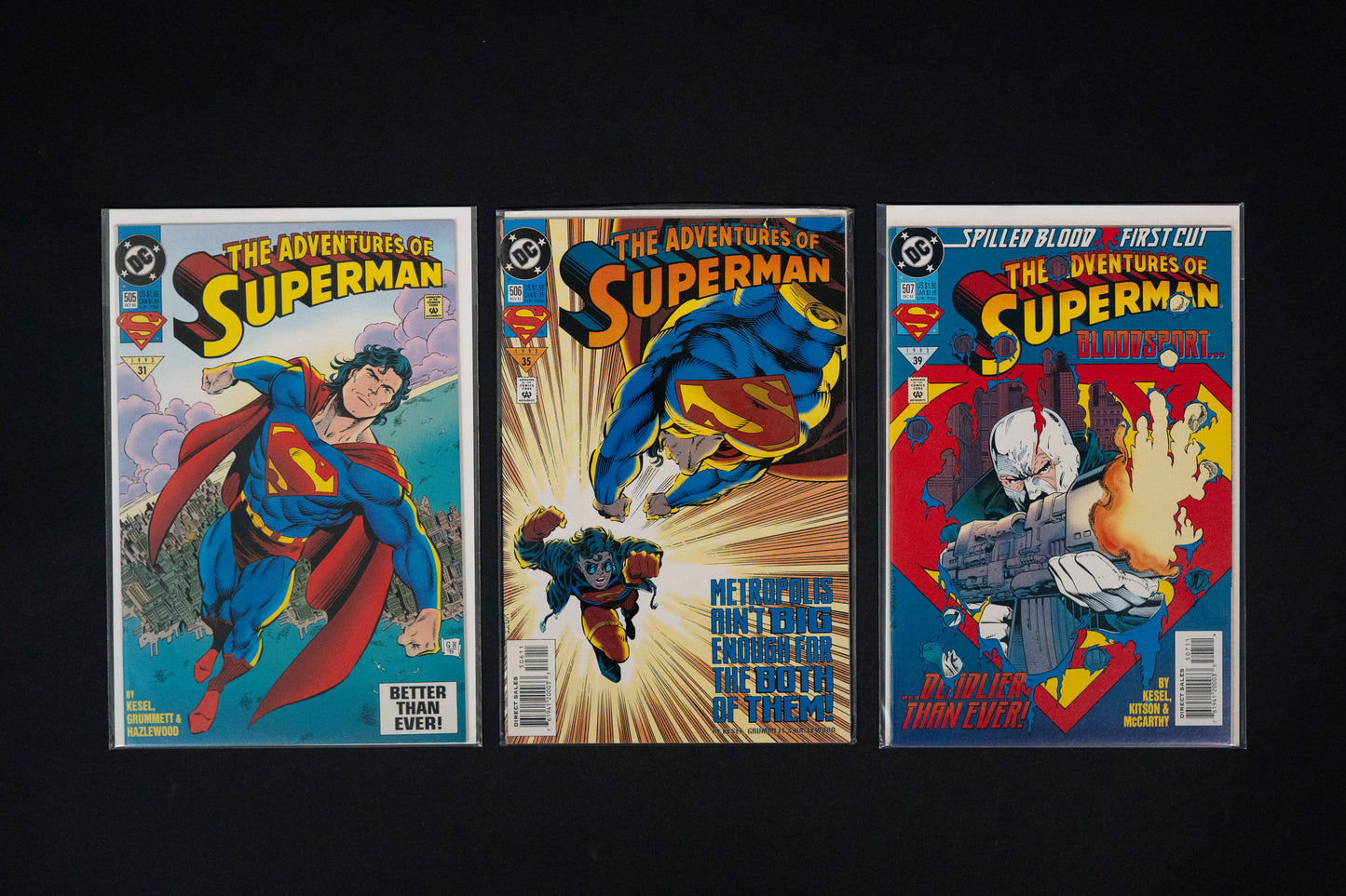 Adventures of Superman, #424-510 Run, DC Comics, 1987-1994