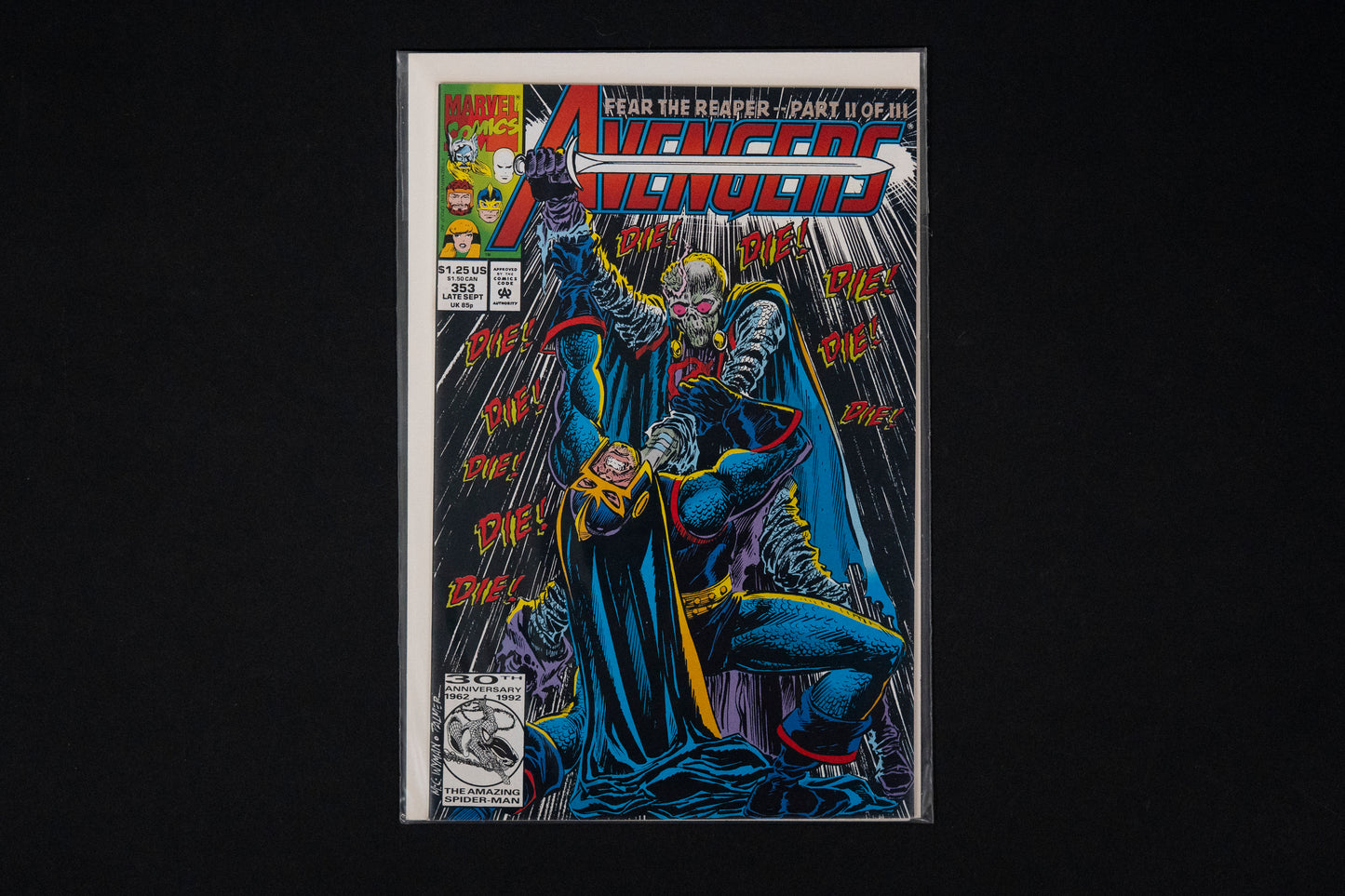 The Avengers, Vol.1, #343-355 run, x13 comic bundle, Marvel Comics, 1992