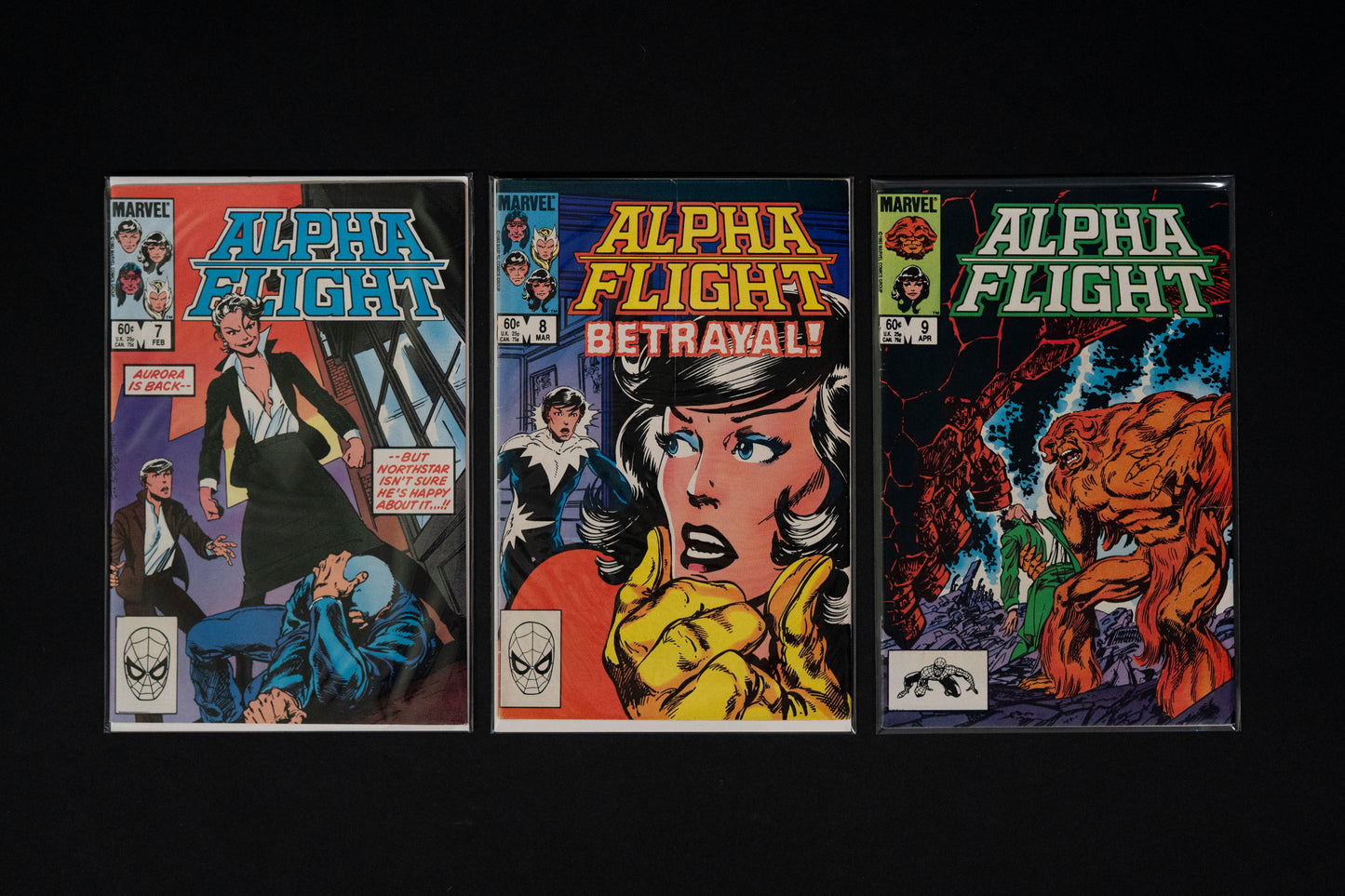 Alpha Flight, #1-76 Run, Marvel Comics, 1983-1989