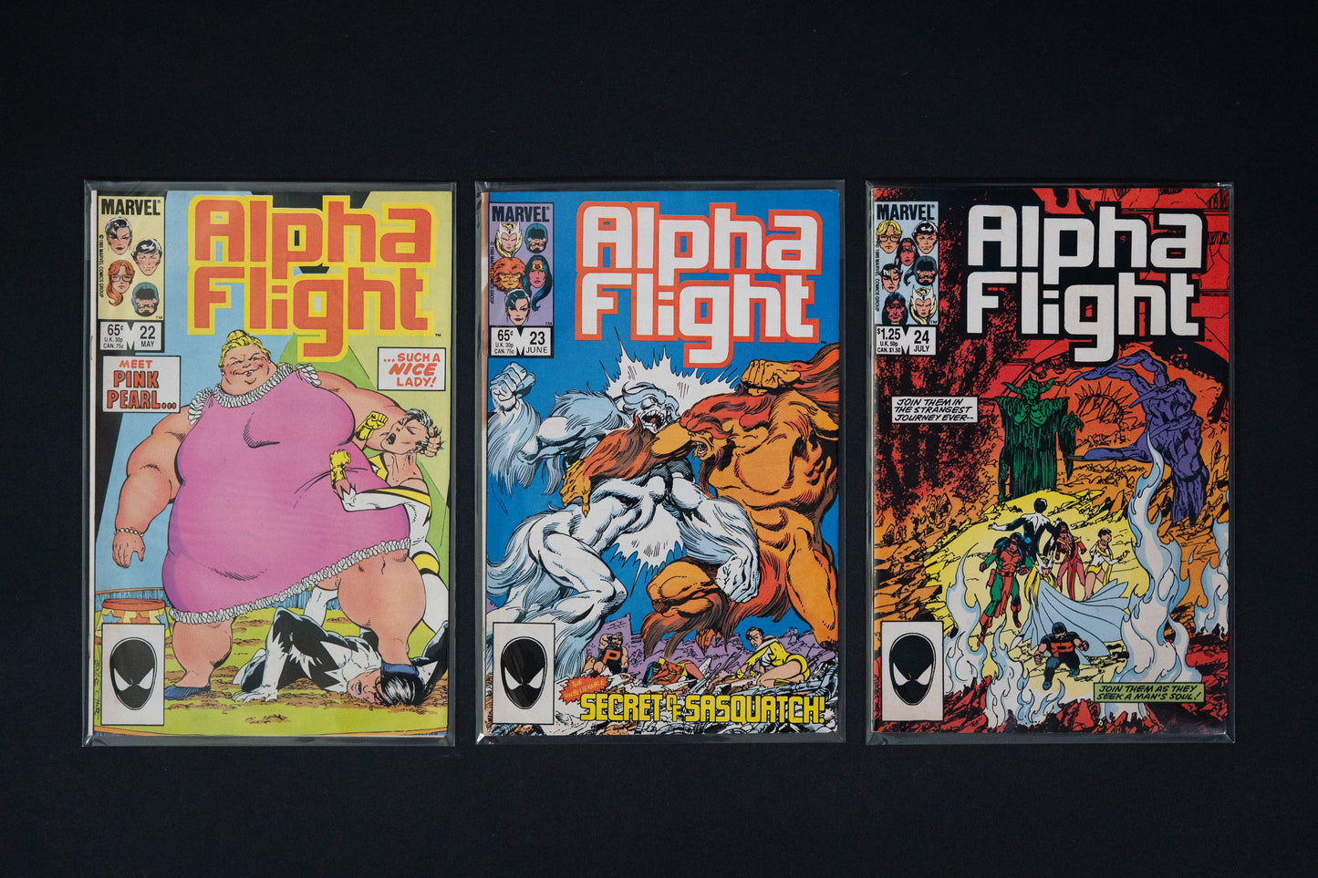 Alpha Flight, #1-76 Run, Marvel Comics, 1983-1989