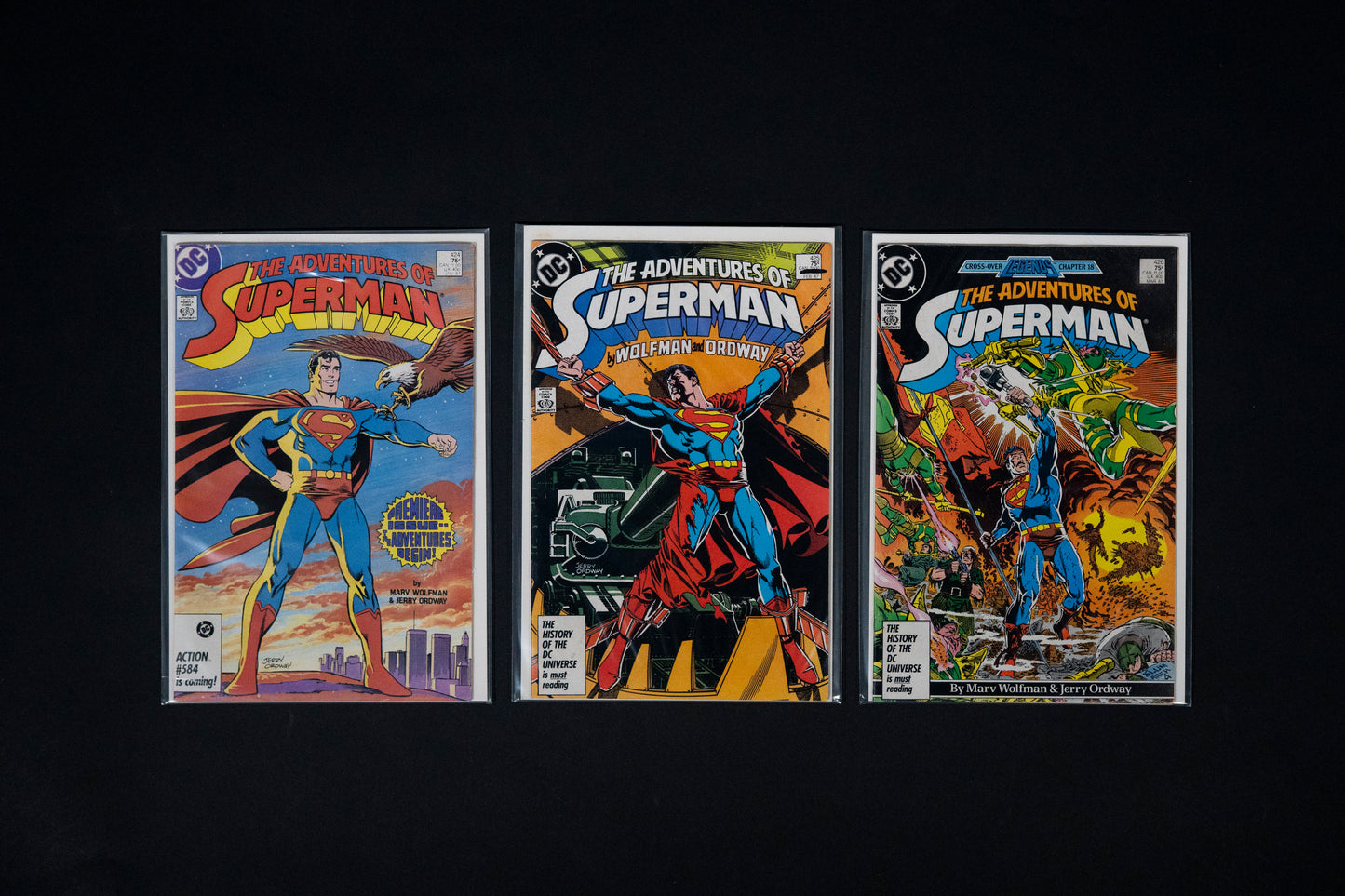 Adventures of Superman, #424-510 Run, DC Comics, 1987-1994