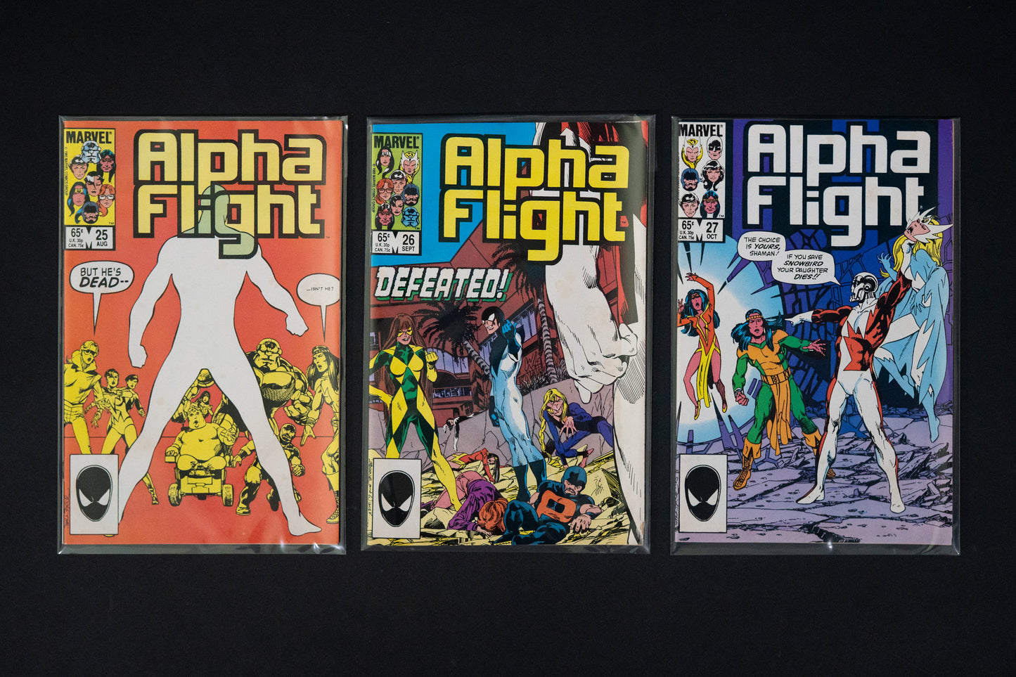 Alpha Flight, #1-76 Run, Marvel Comics, 1983-1989