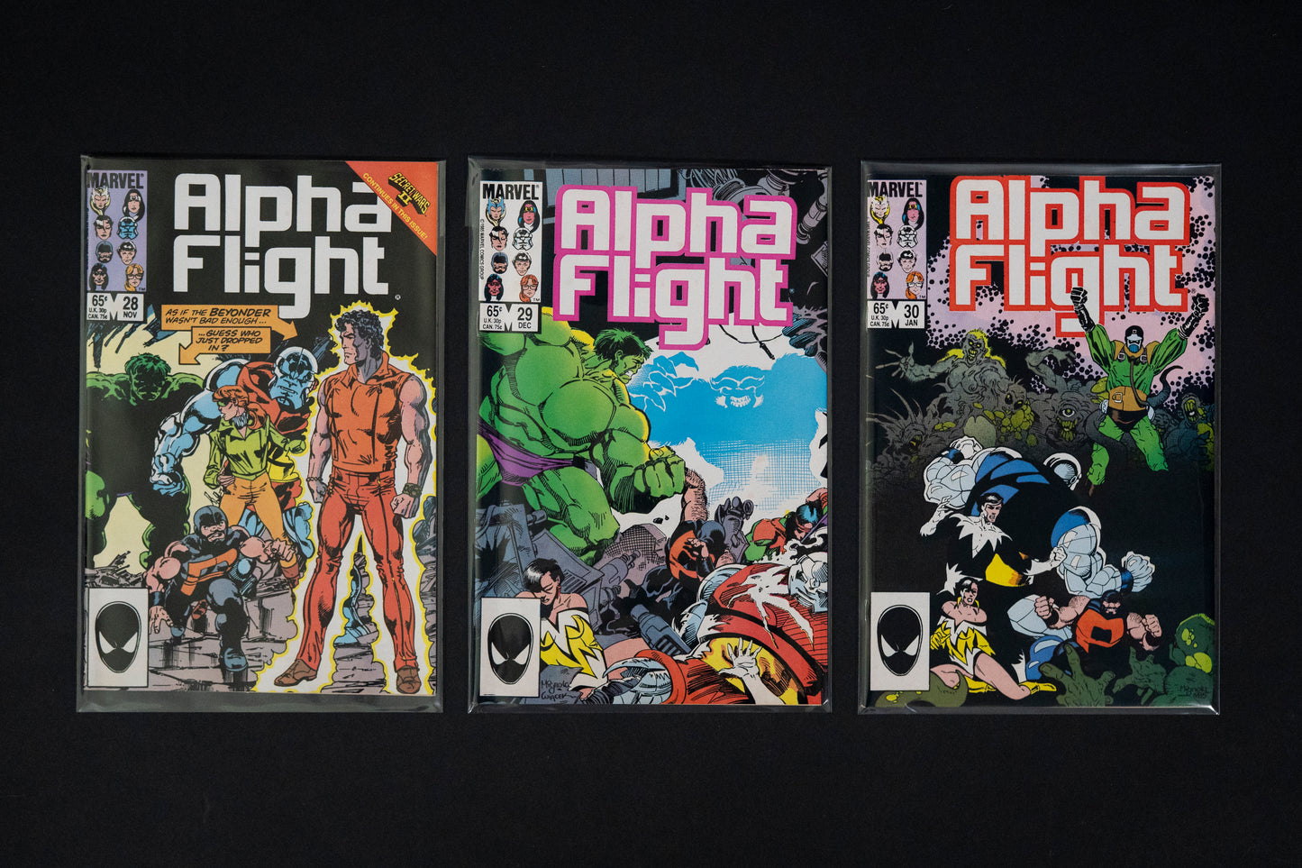 Alpha Flight, #1-76 Run, Marvel Comics, 1983-1989