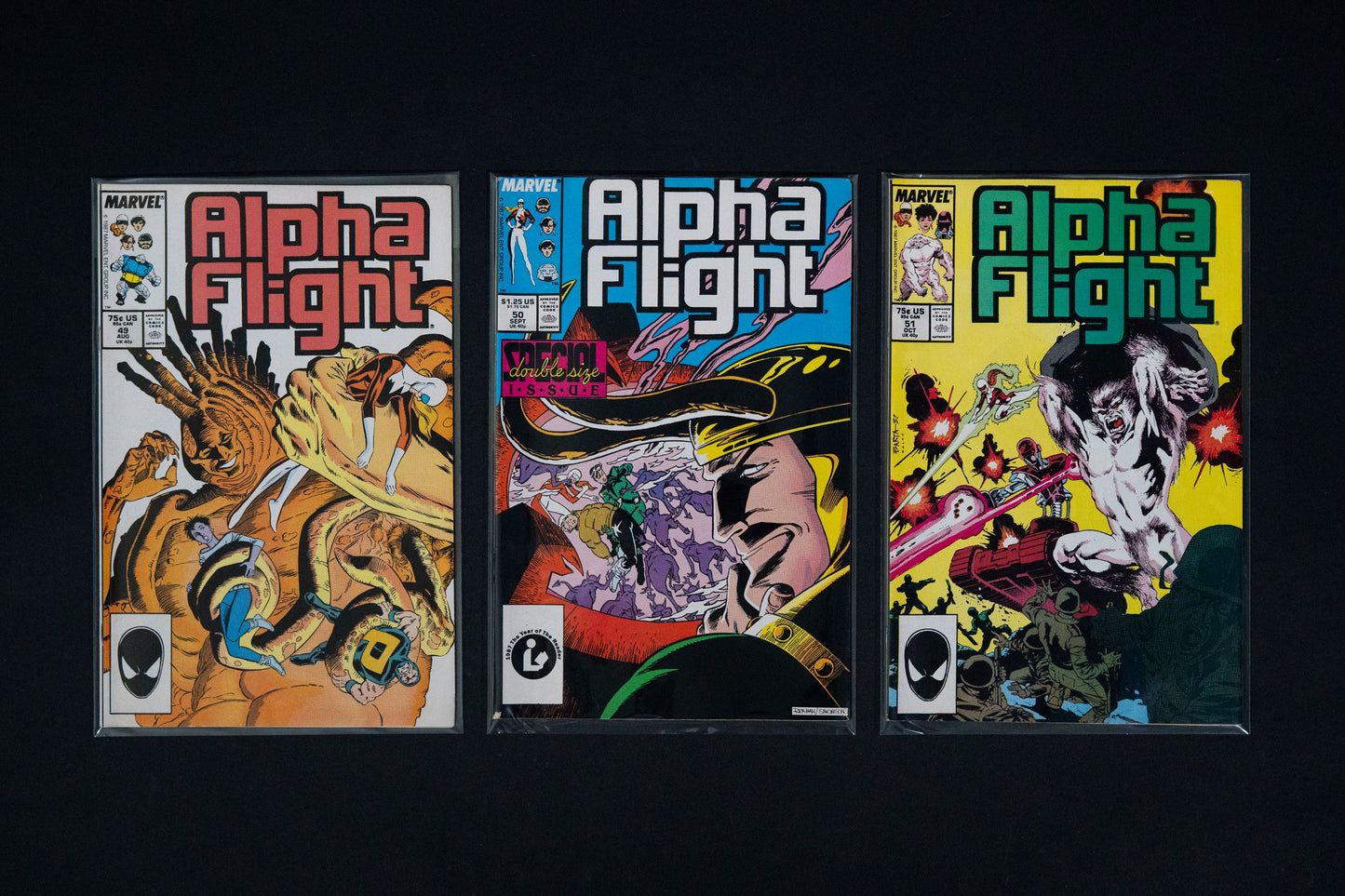 Alpha Flight, #1-76 Run, Marvel Comics, 1983-1989