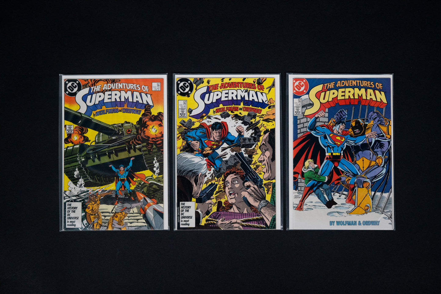 Adventures of Superman, #424-510 Run, DC Comics, 1987-1994
