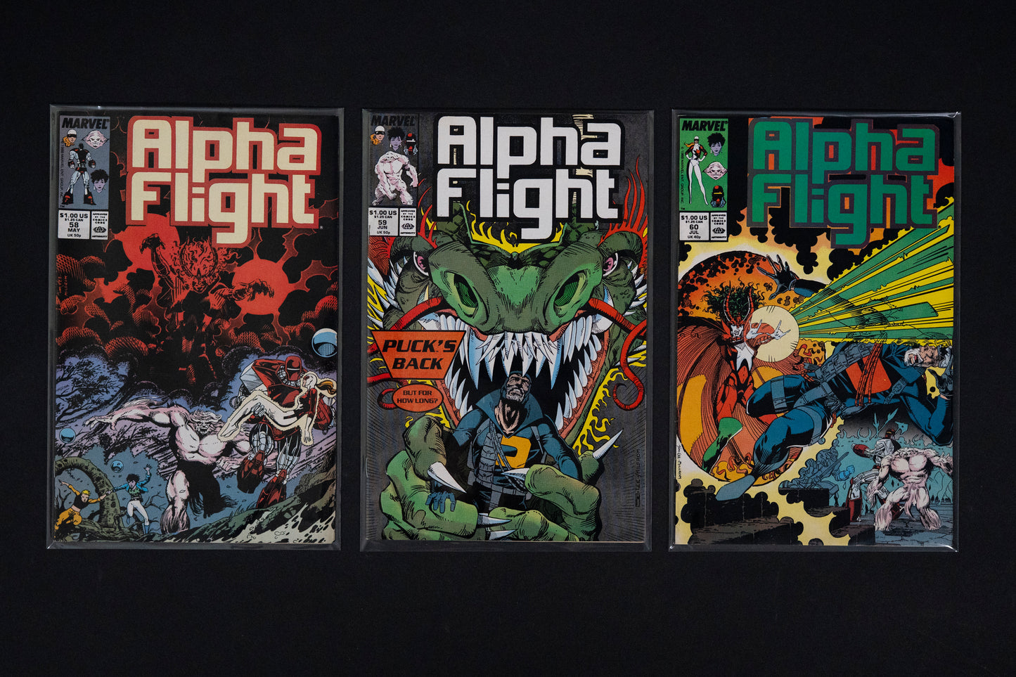 Alpha Flight, #1-76 Run, Marvel Comics, 1983-1989