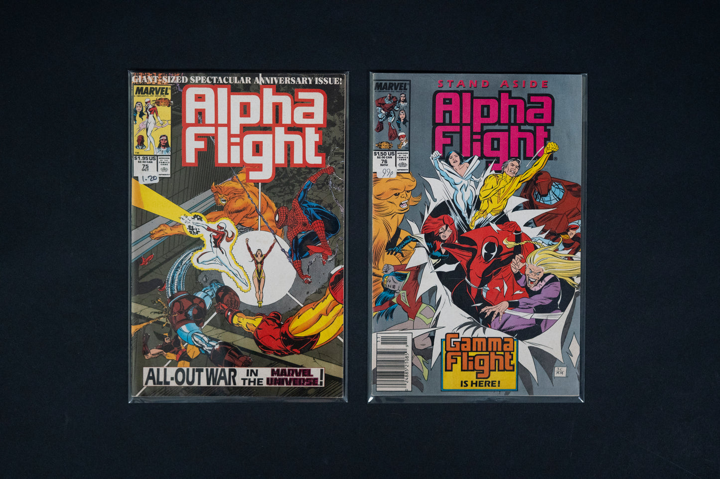 Alpha Flight, #1-76 Run, Marvel Comics, 1983-1989