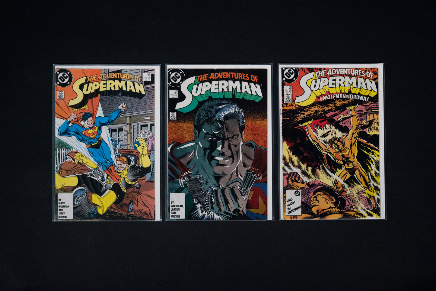 Adventures of Superman, #424-510 Run, DC Comics, 1987-1994