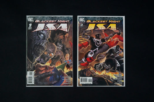 Blackest Night JSA, #1 & 2, DC Comics, 2010