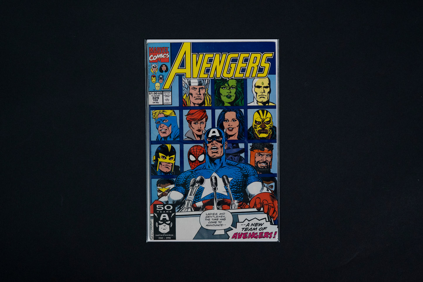 Avengers, #329, Marvel Comics, 1991