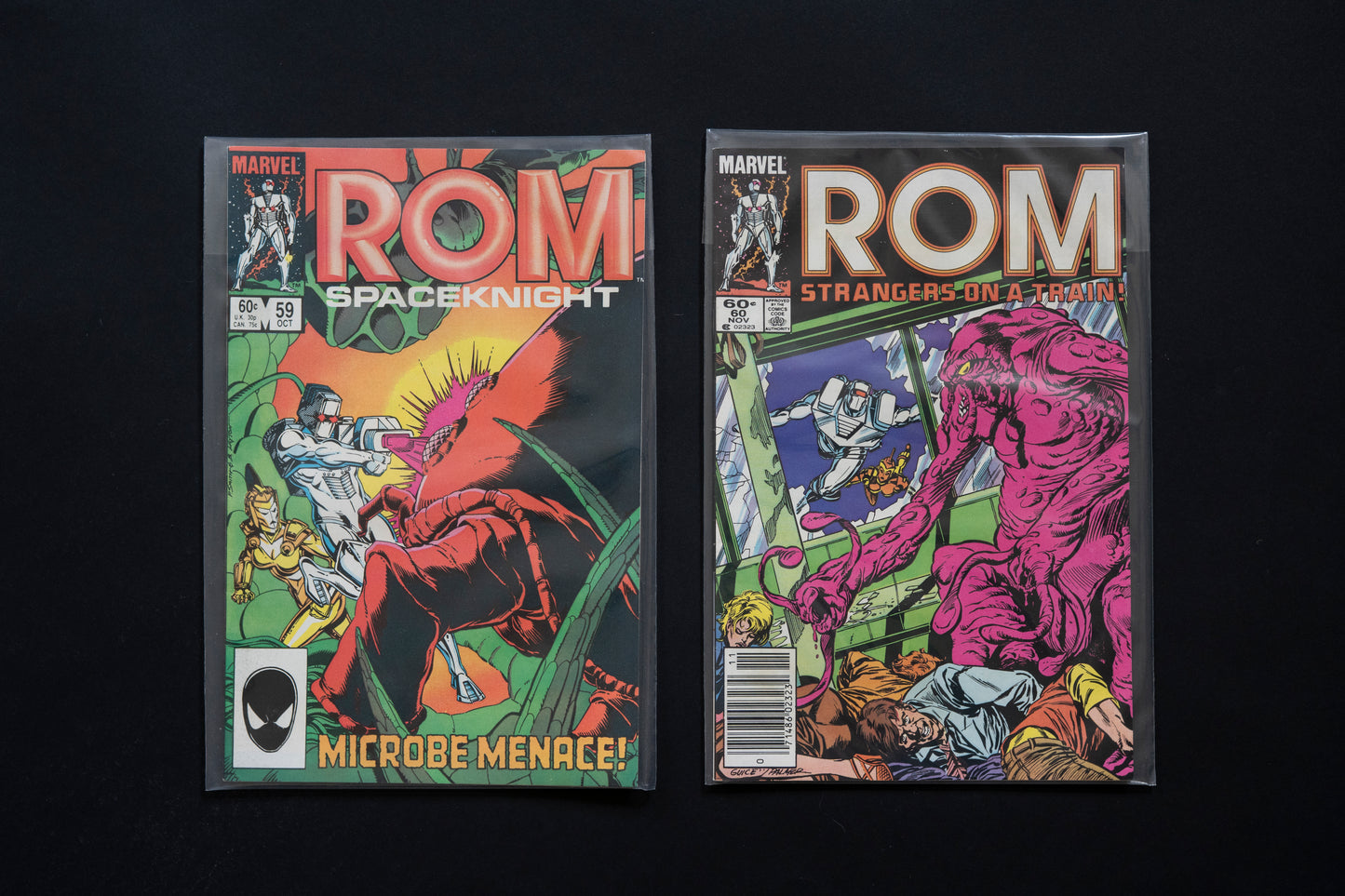 ROM Spaceknight, #59 & 60, Marvel Comics, 1984