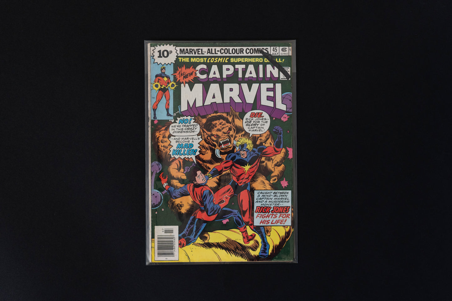 Captain Marvel, #45 46 & 47, Marvel Comics, 1976
