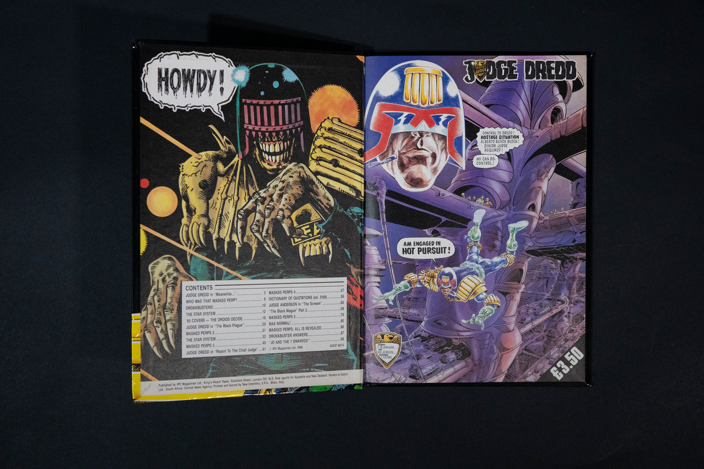 Judge Dredd, Annual 1987, DC Comics, Fleetway Editions - Unclipped