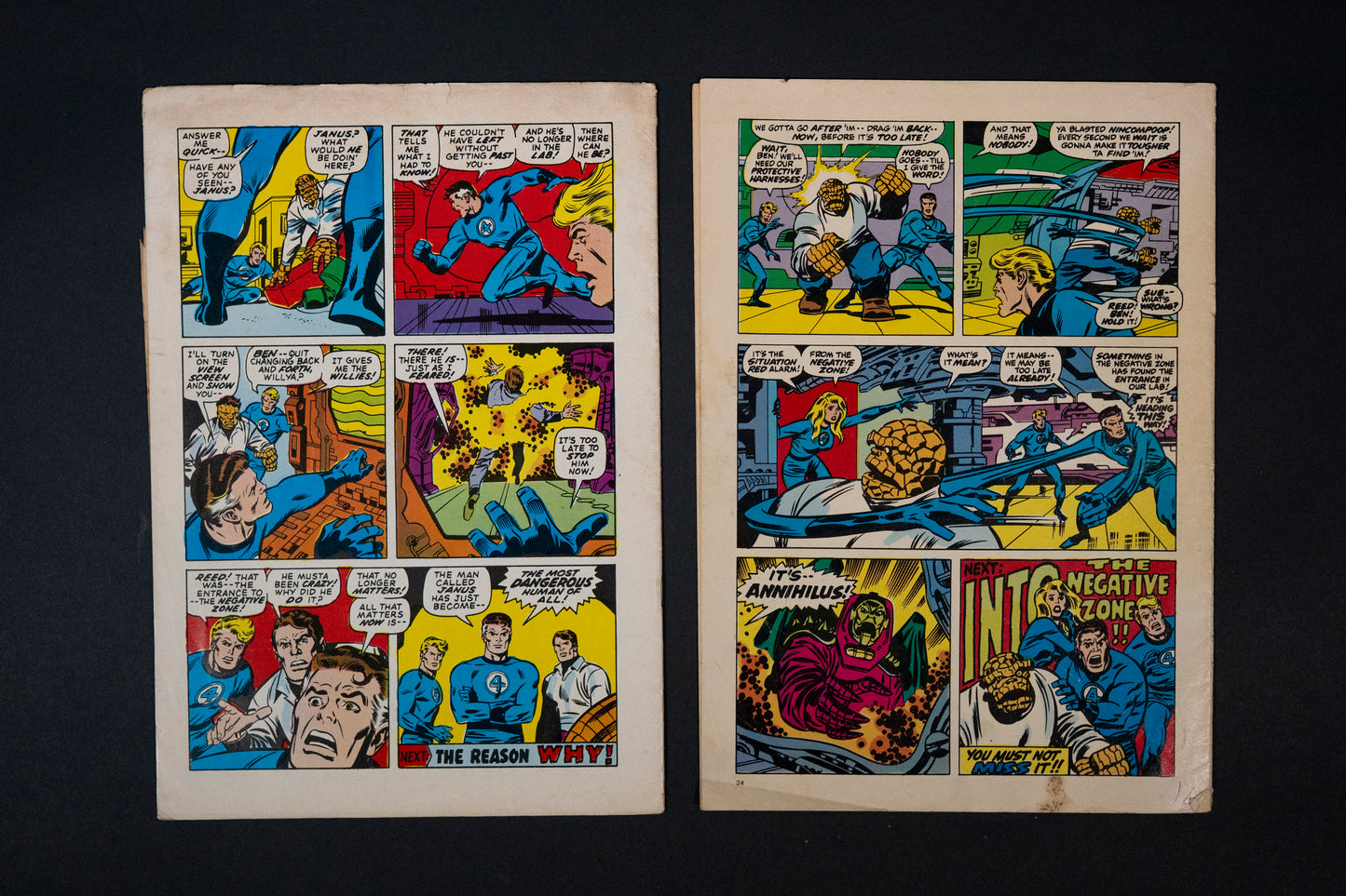 Fantastic Four, #2 3 4 5 7 9 13 14 & 17, Marvel UK Comic, 1982 1983