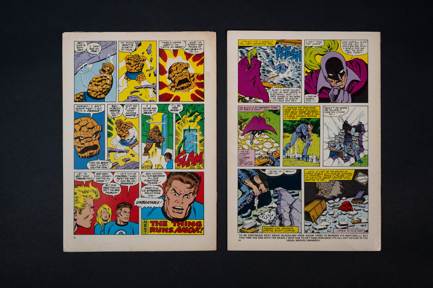 Fantastic Four, #2 3 4 5 7 9 13 14 & 17, Marvel UK Comic, 1982 1983