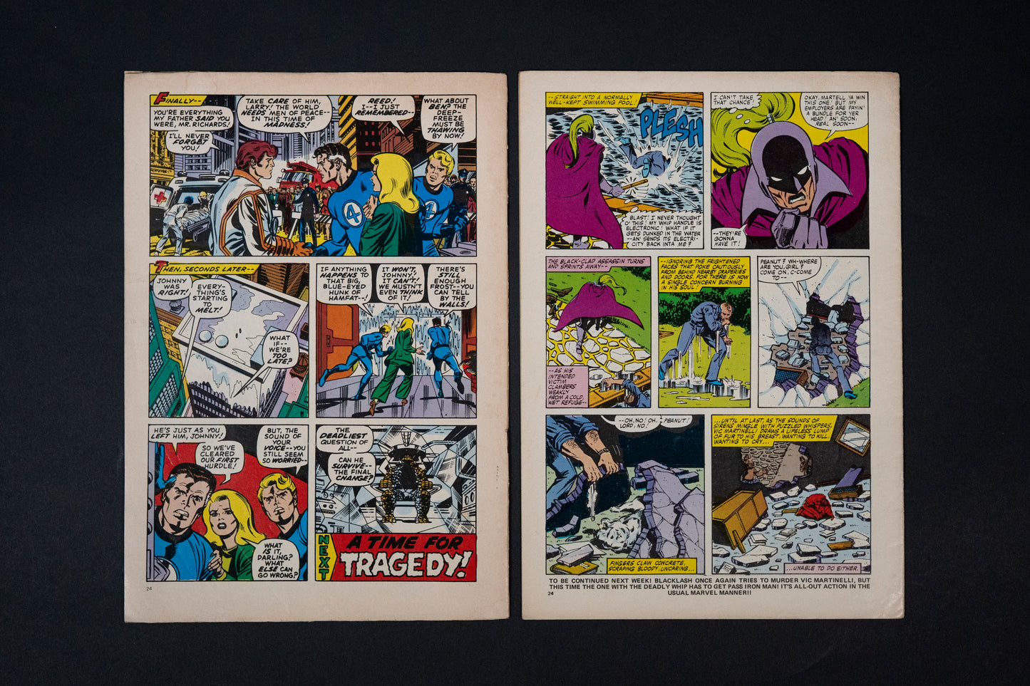 Fantastic Four, #3 & 9, Marvel UK Comic, 1982