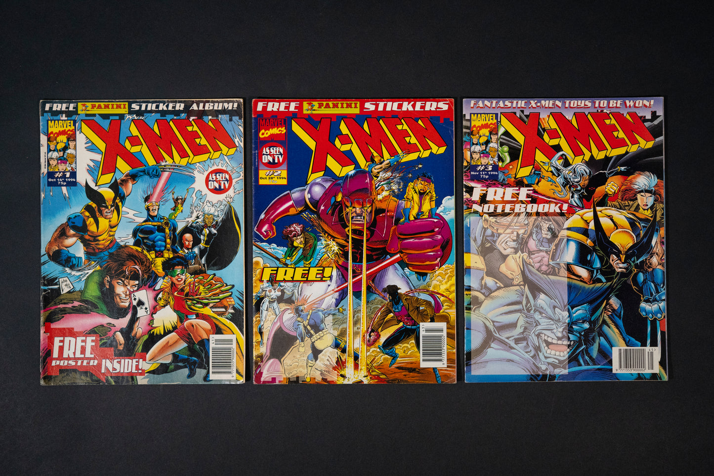 X-Men, #1-9, Marvel Magazine/comic, 1994 1995