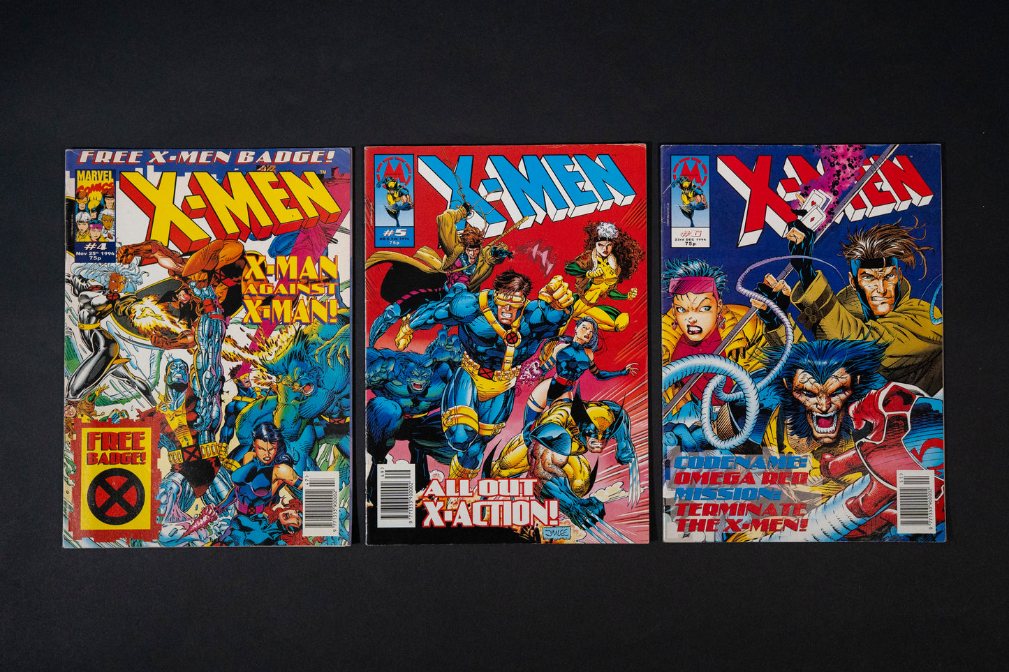 X-Men, #1-9, Marvel Magazine/comic, 1994 1995
