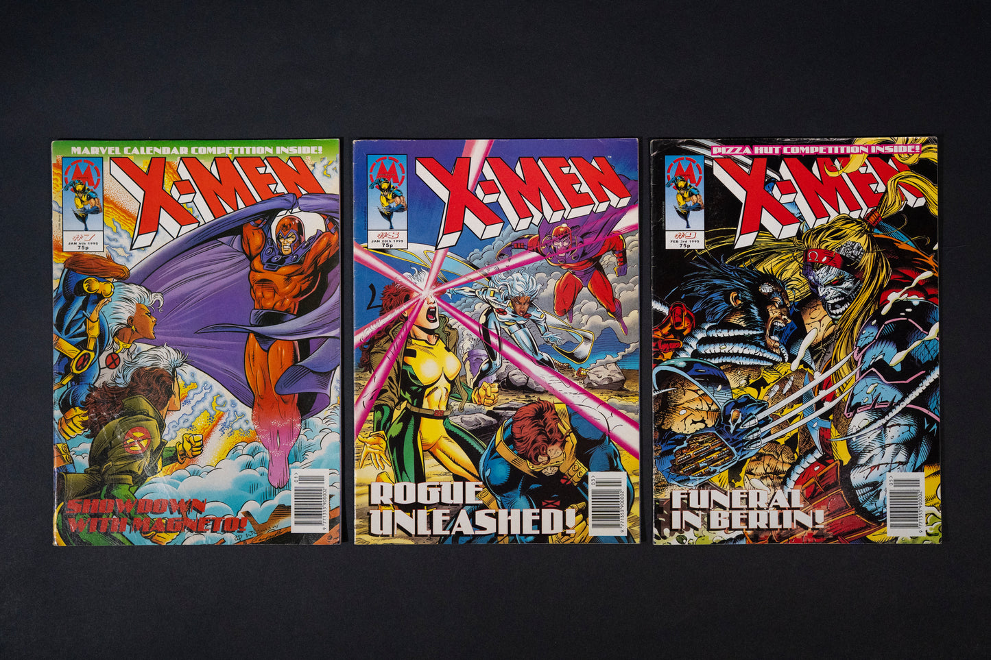 X-Men, #1-9, Marvel Magazine/comic, 1994 1995