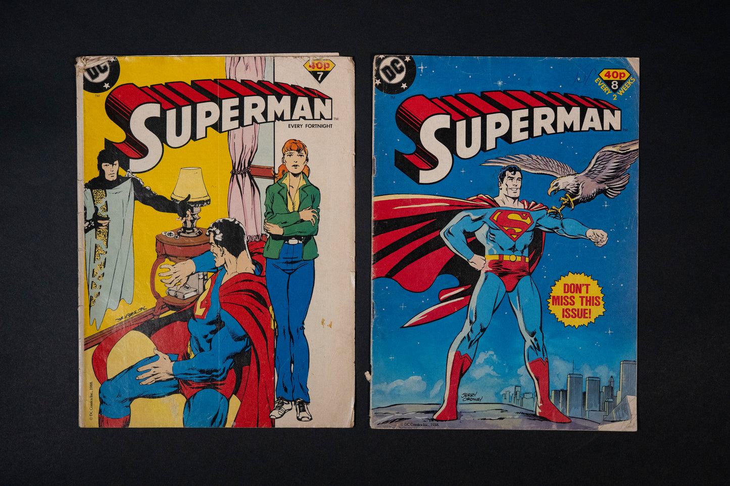 Superman Comic Job Lot, #1 2 7 8 18 44 & 53 Plus The Adventures of Superman #3