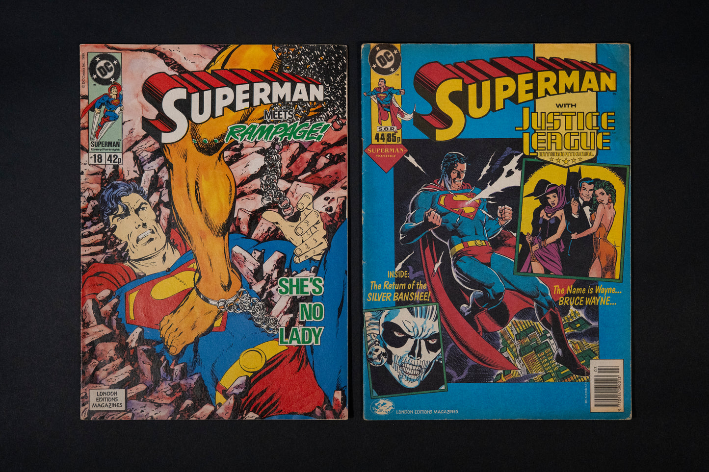Superman Comic Job Lot, #1 2 7 8 18 44 & 53 Plus The Adventures of Superman #3