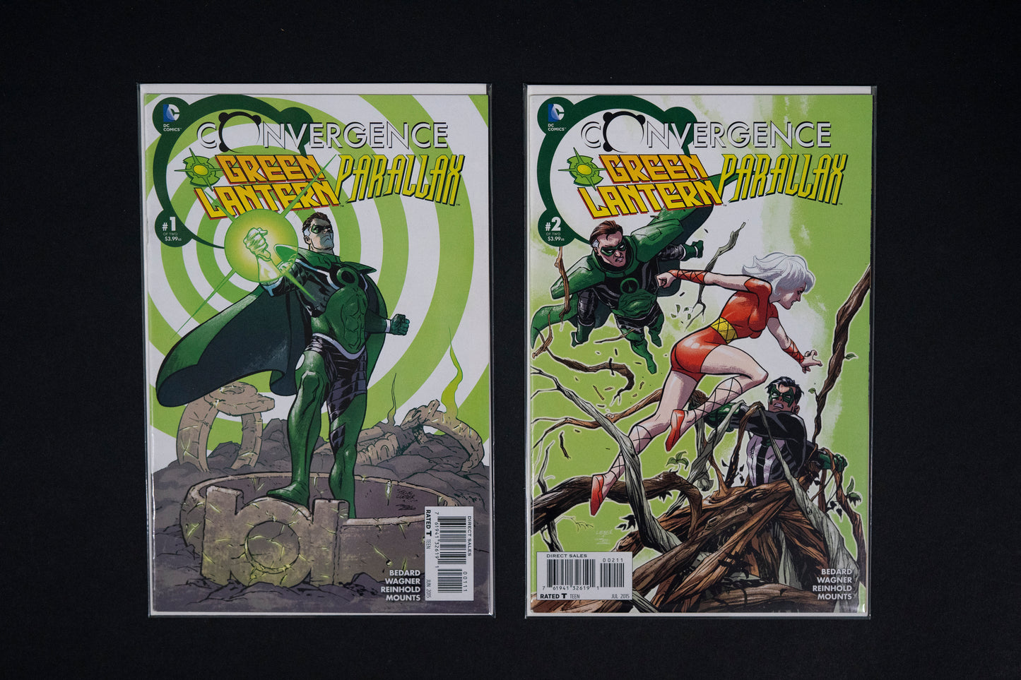 Convergence, Green Lantern, Parallax , #1-2 Complete Series, DC Comics, 2015