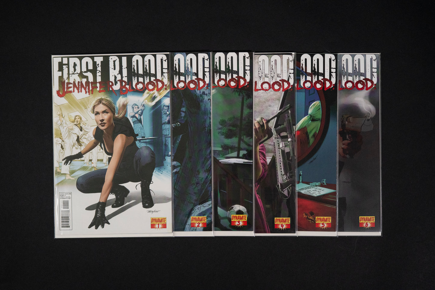 Jennifer Blood : First Blood, 1-6 Complete Set, Dynamite Comics, 2012