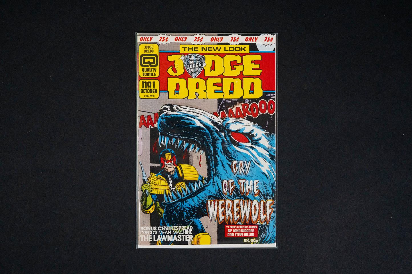 Judge Dredd, #1, Quality Comics, 1986