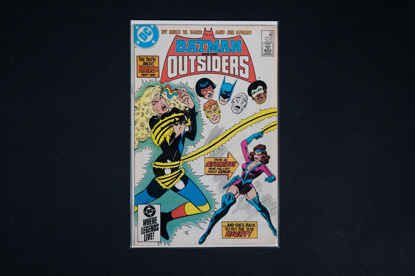 Batman and the Outsiders, #20, DC Comics, 1985