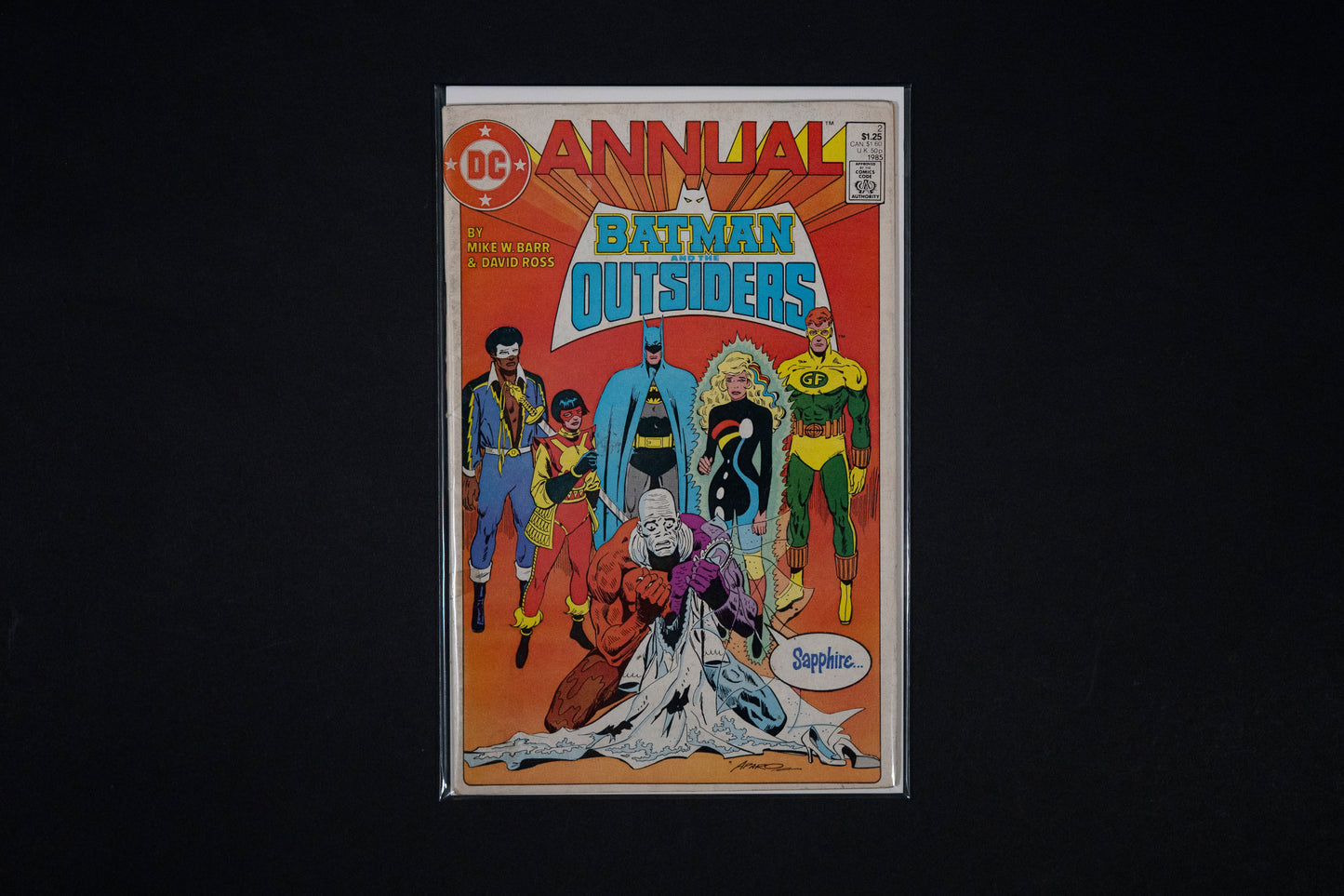 Batman and the Outsiders, Annual #2, DC Comics, 1985